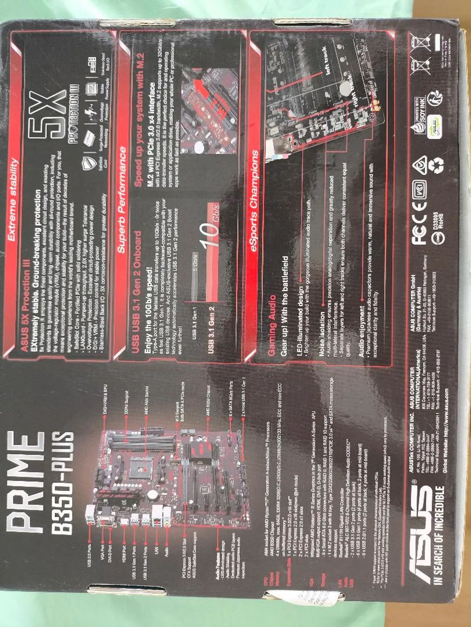 Placa Mãe Asus Prime B350-Plus - Foto 4