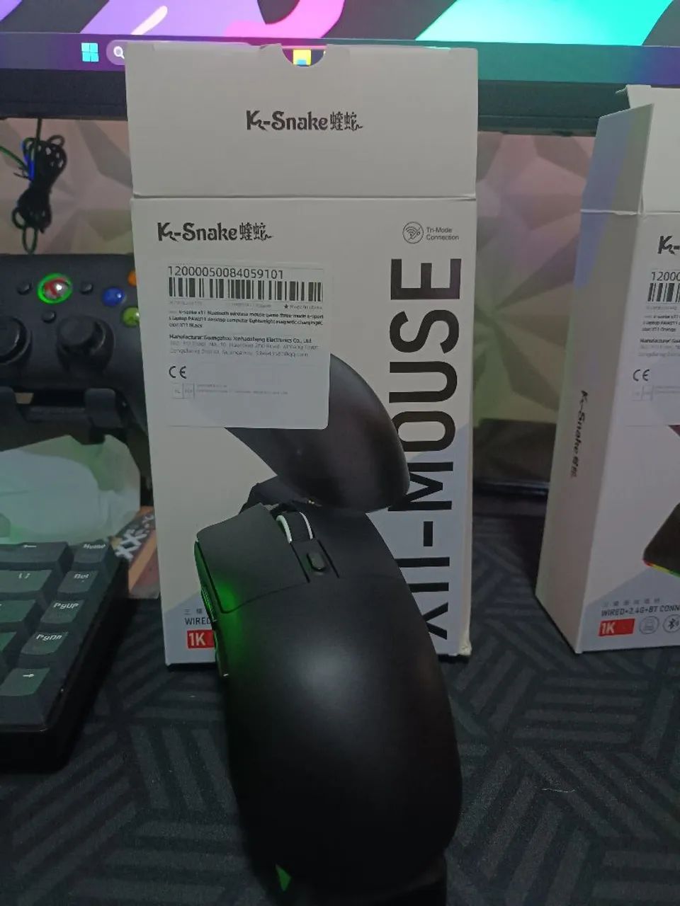 Promoção imperdível Mouse atack x11,com dock de carregamento Black 