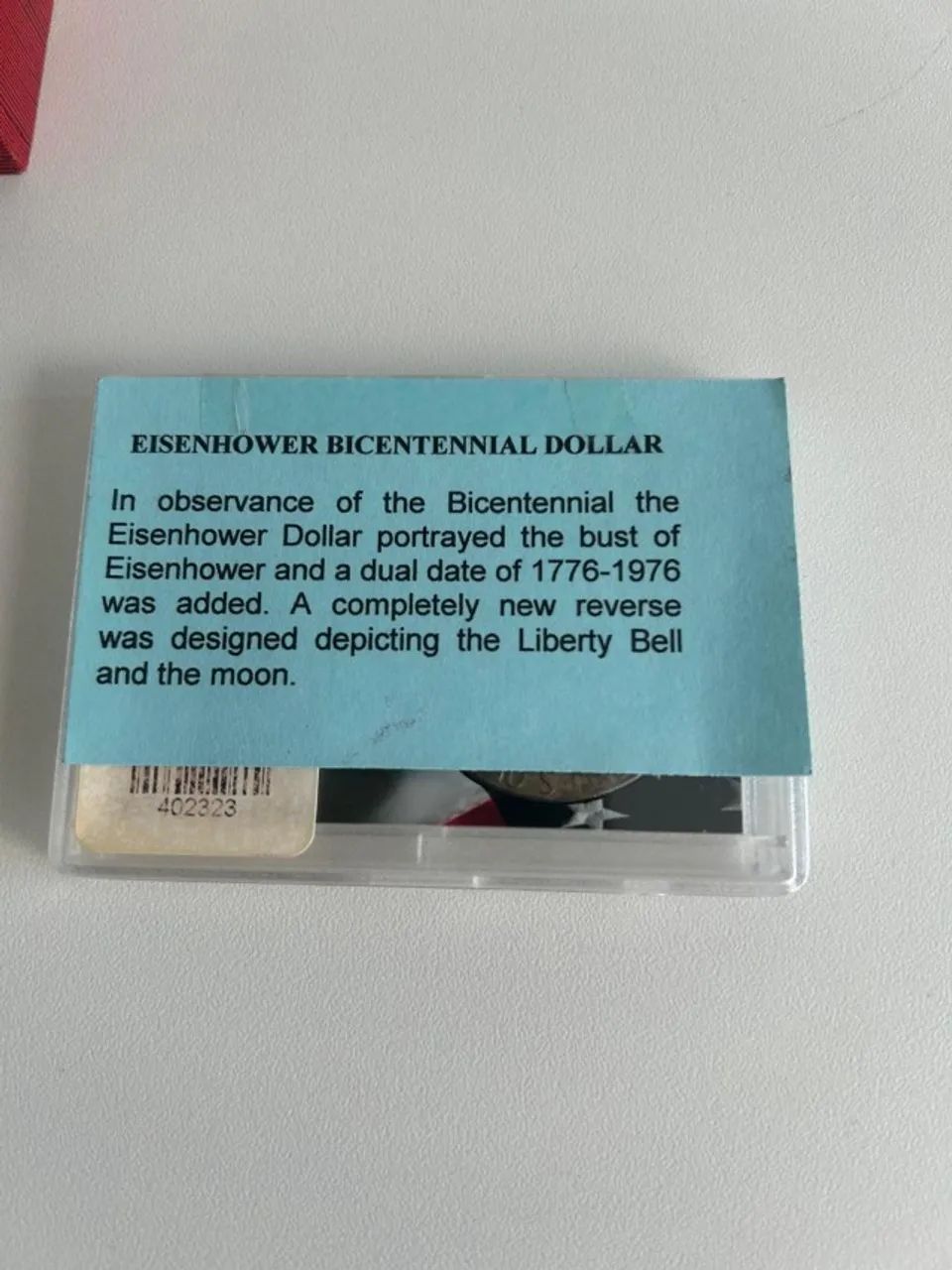 MOEDA COMEMORATIVA EUA- EISENHOWER DOLLAR 1776 - 1976 - Foto 2