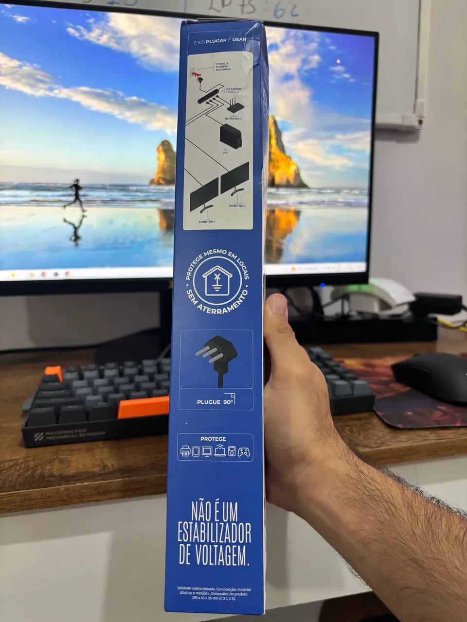 Filtro de linha iclamper 5 tomadas - Foto 5