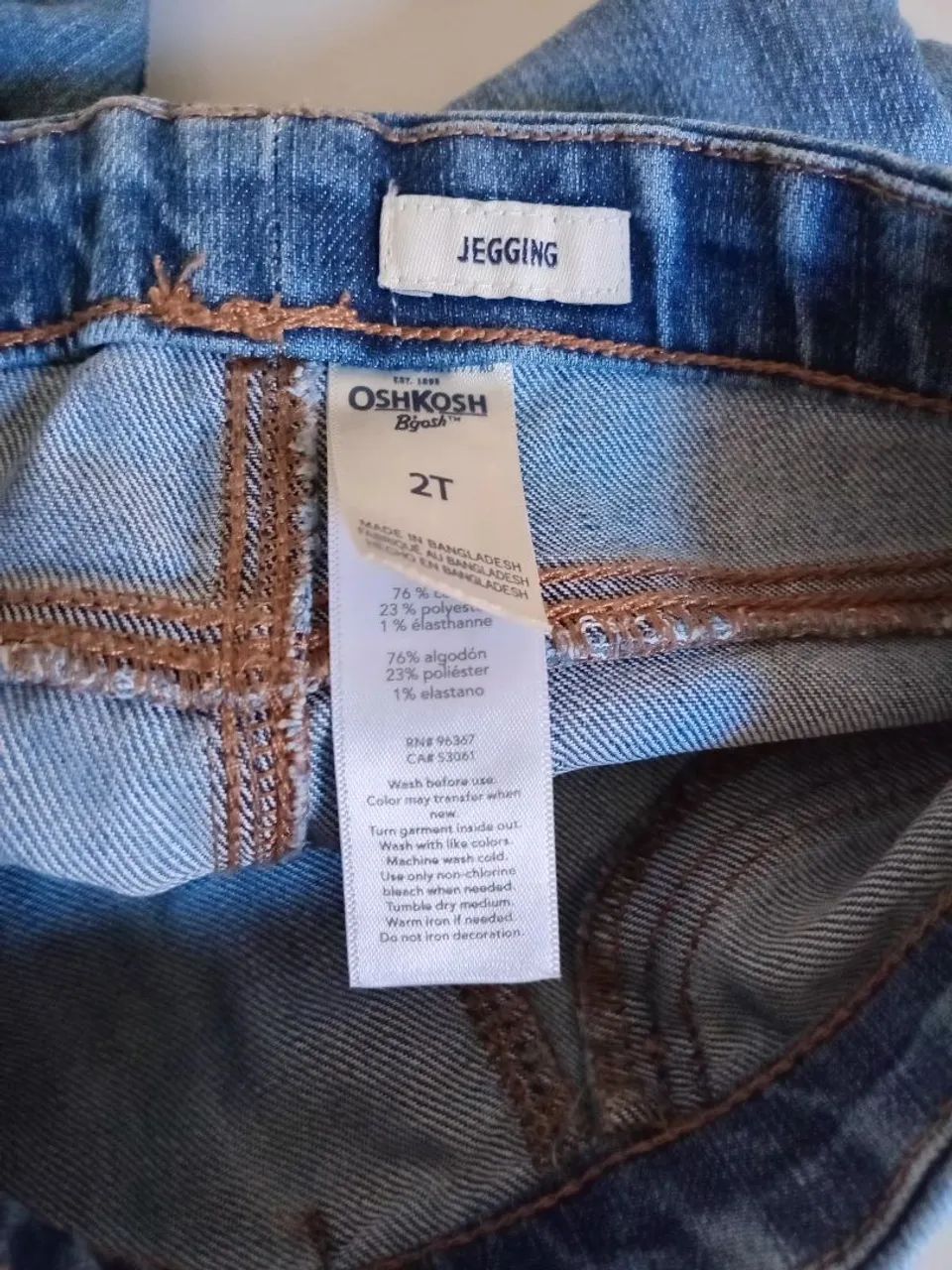 Calça infantil Oshkosh 2t - Foto 3