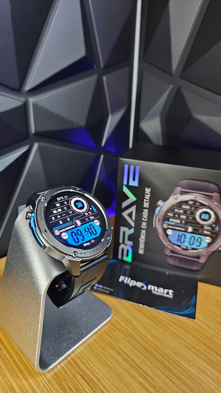 Smartwatch Brave Black+Garantia(Lacrado)