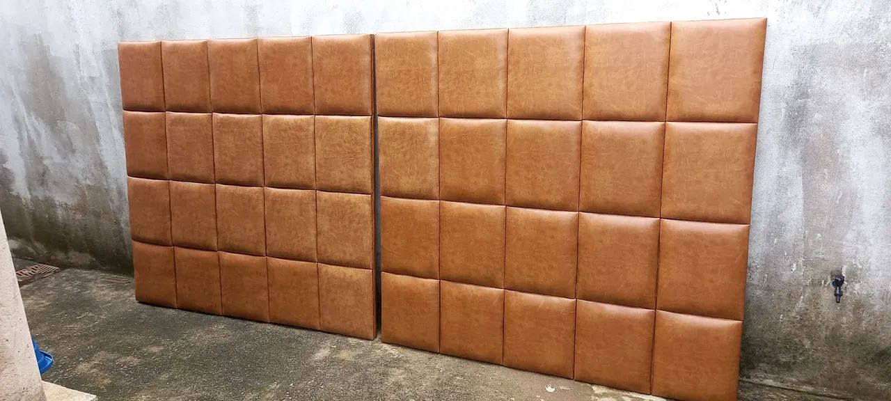 Cabeceira para cama couro  - Foto 4