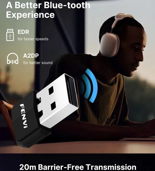 Adaptador USB Bluetooth 5.4 - Foto 2
