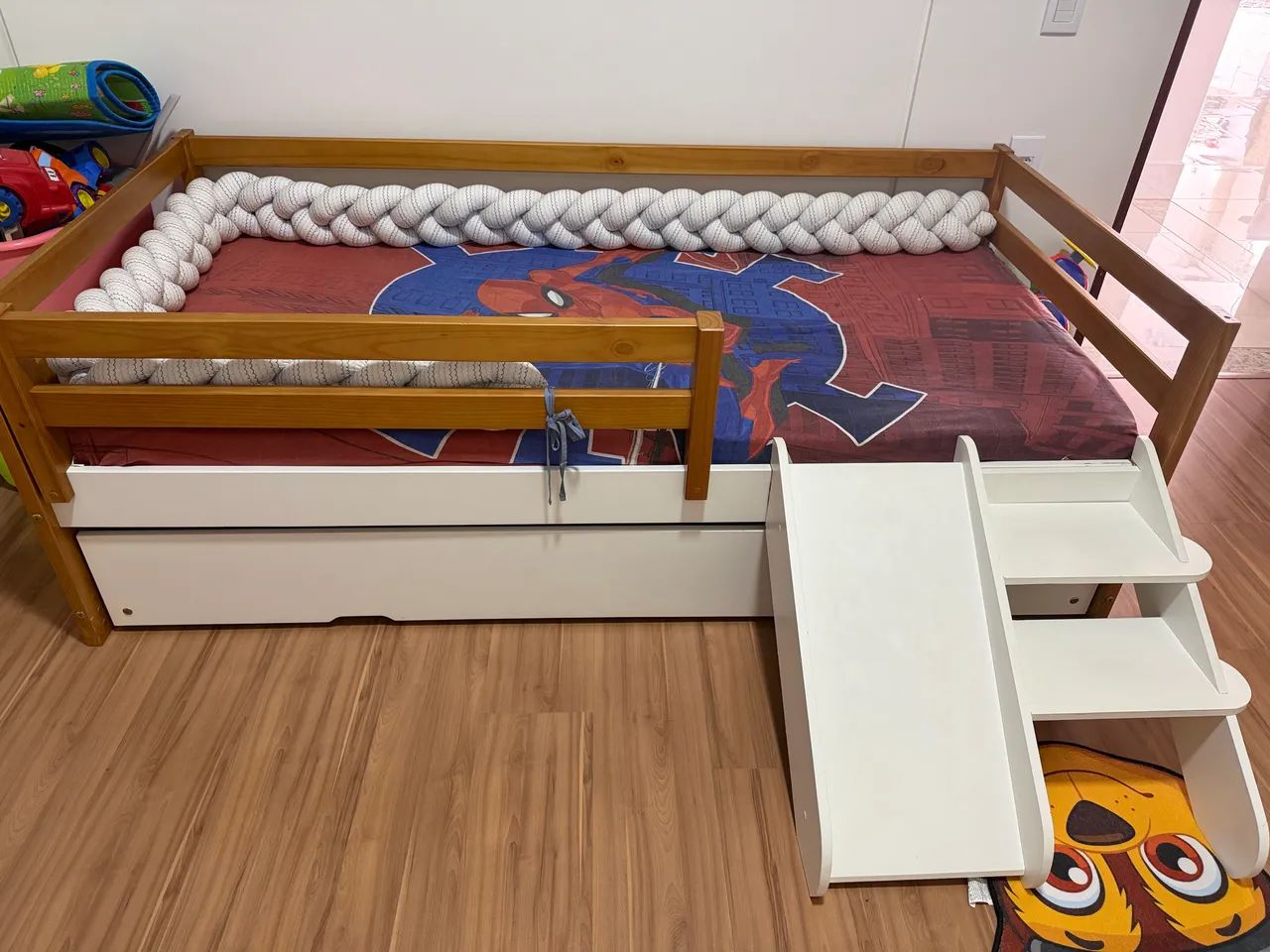 BICAMA SOLTEIRO MULTIFUNCIONAL + Kit escada/escorregador 