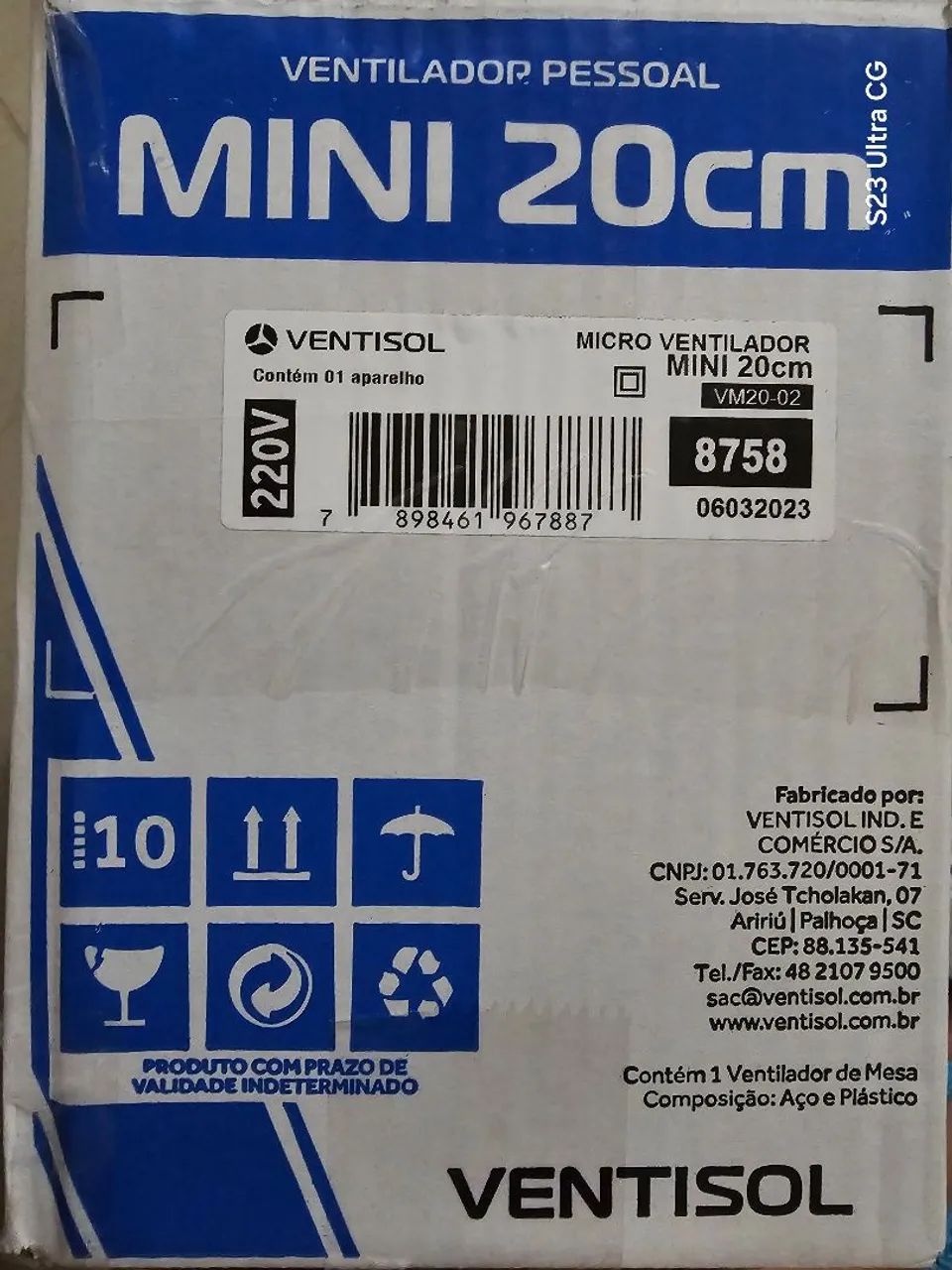 Ventilador de Mesa Ventisol - Silencioso e eficiente - Foto 6