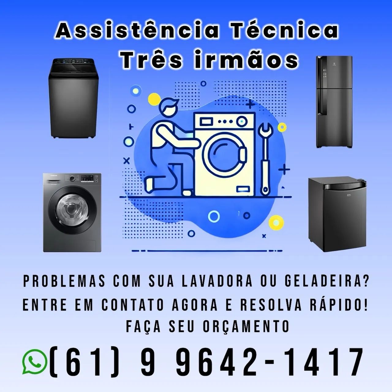 Assistência Técnica para Lavadoras e Geladeiras