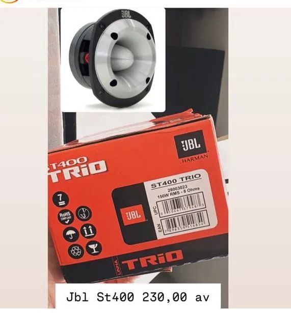 Twiter JBL novo nunca usado