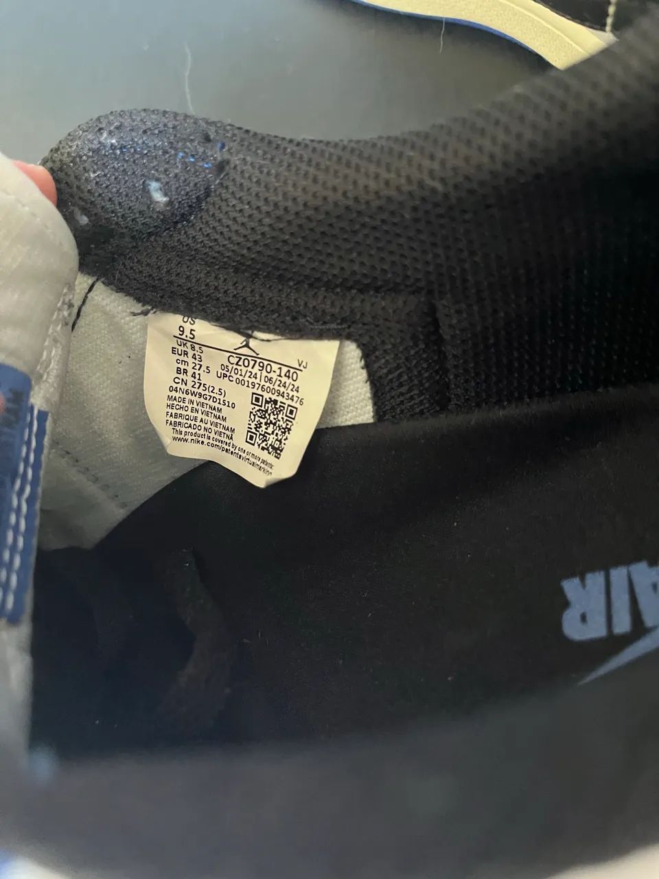 Tênis Air Jordan 1 Low OG Game Royal - Foto 4