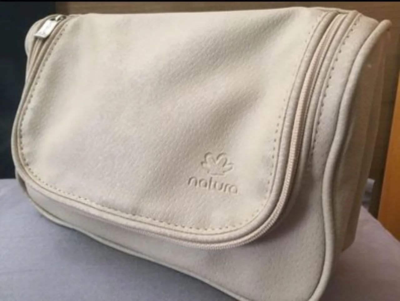 Necessaire Couro Natura - Foto 5