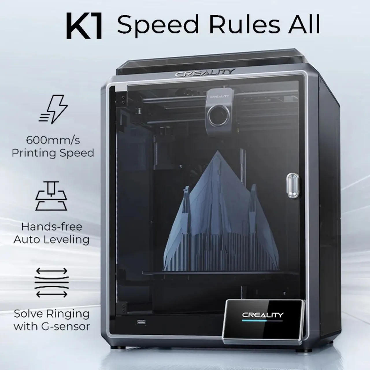 Impressora 3D Creality K1 - Velocidade e Precisão Incomparáveis