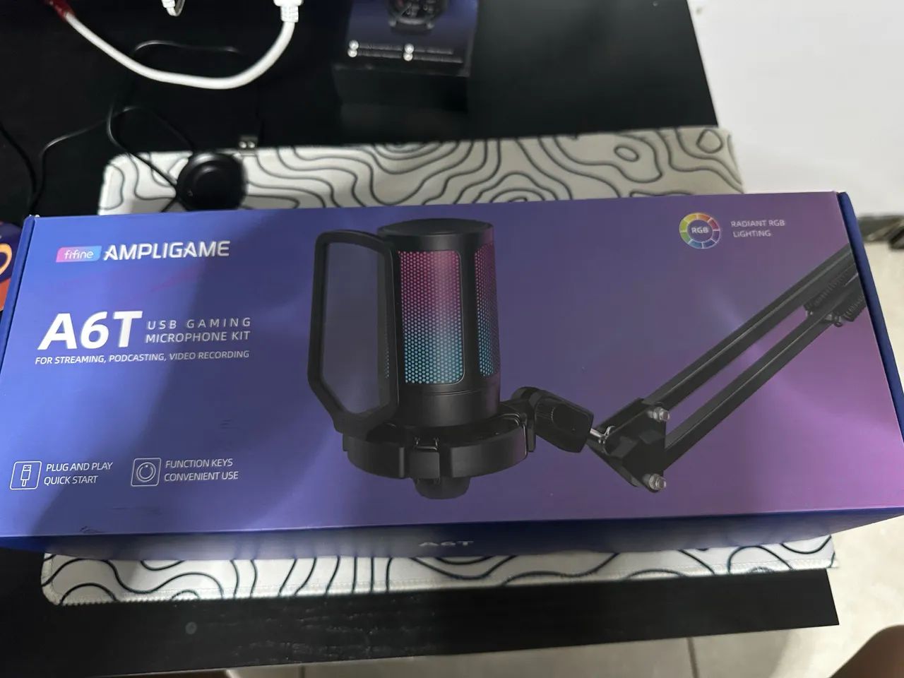 Microfone Fifine Ampligame A6T 