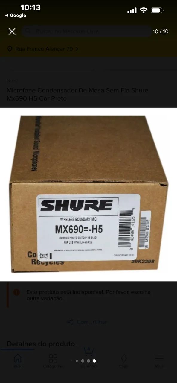 Kit de microfone da Shure - Foto 2