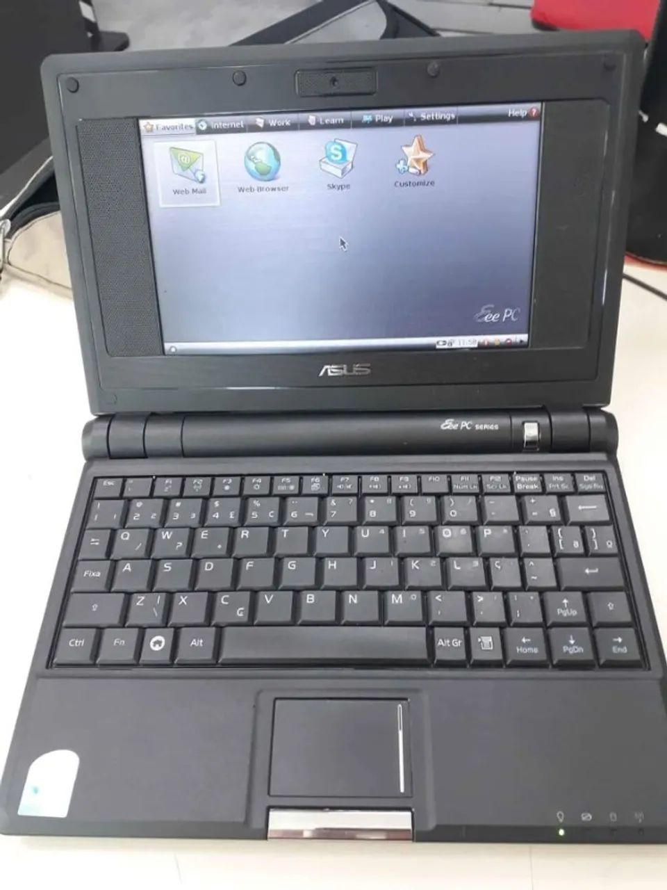 vendo notebook asus eeepc antigo funcional no estado sucata - Foto 3