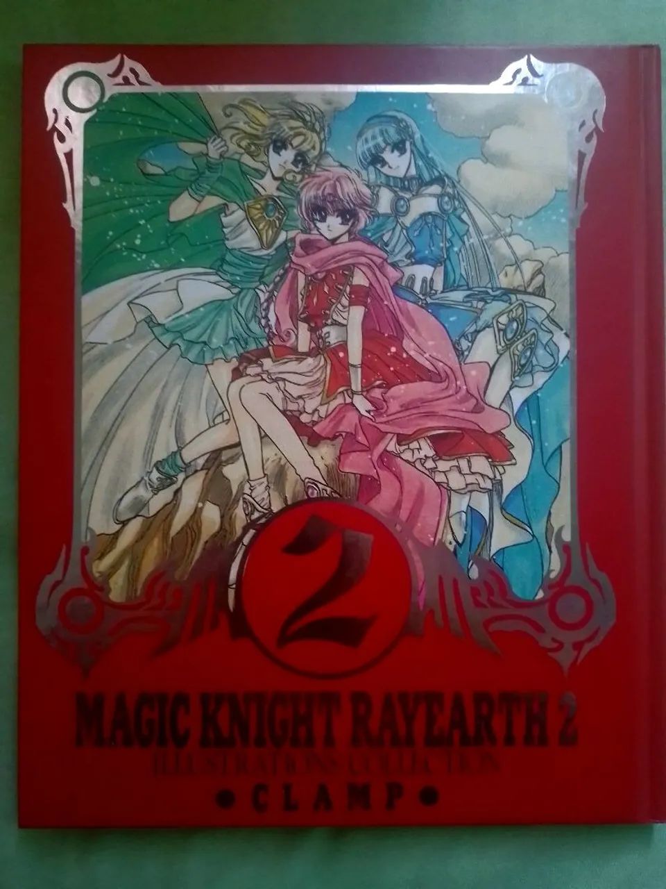 Artbook Guerreiras Mágicas de Rayearth 2 de 1996 original japonês