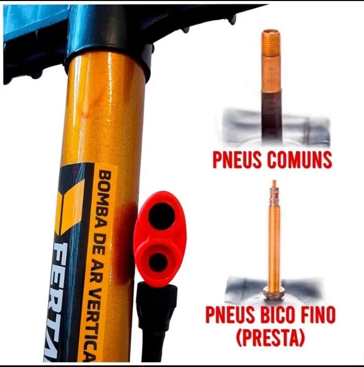 Bomba de ar para pneu - modelo grande - Foto 3