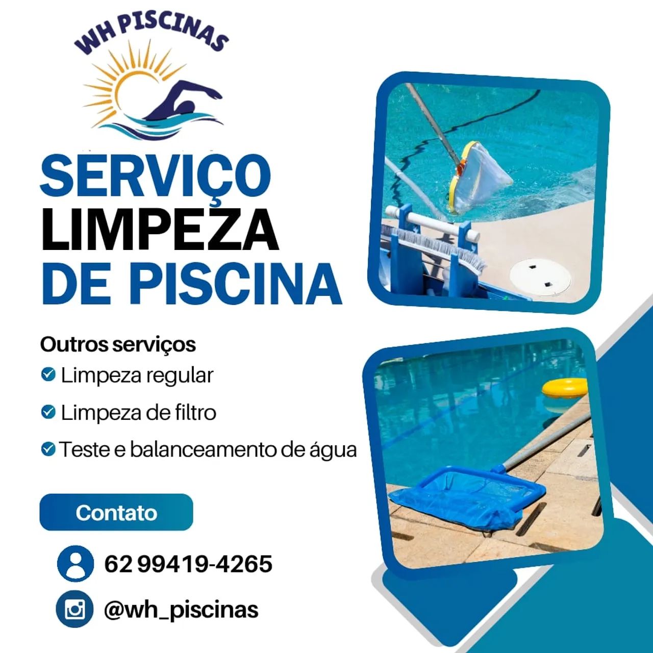 Limpeza de Piscina - Profissionais Experientes