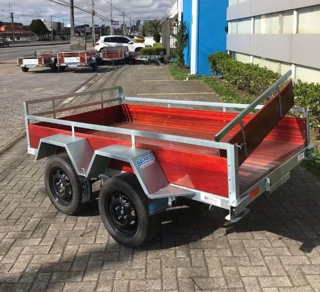 Reboque para mini escavadeira fazendinha dacla - Foto 3