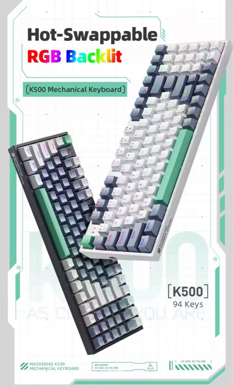 Teclado Mecânico + Mouse ergonomia
