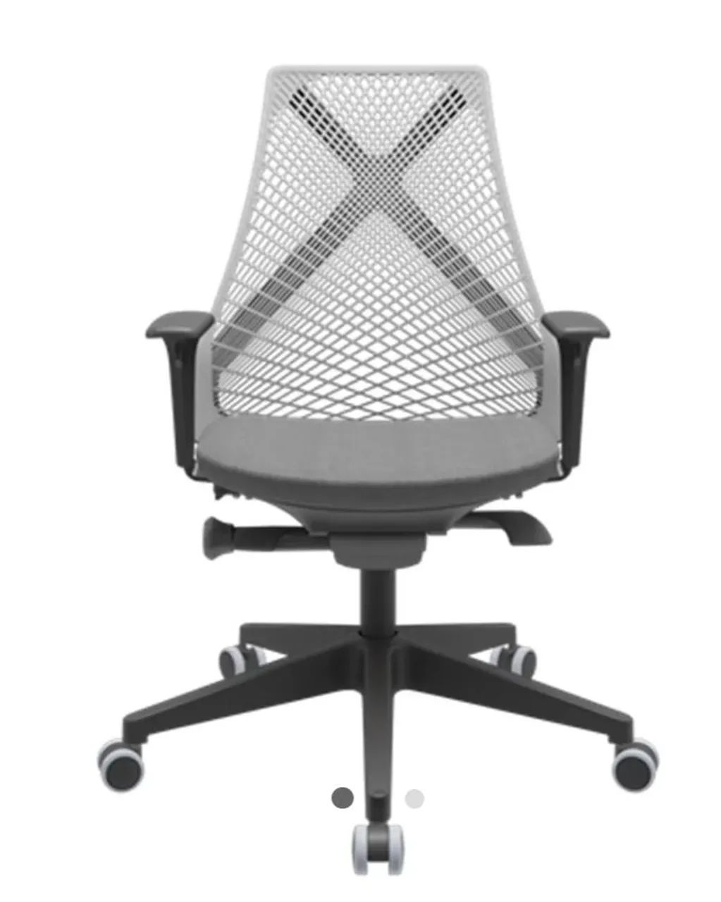 2 cadeira uma giratória e uma móvel. Cadeira Ergonômica Executiva - Foto 3
