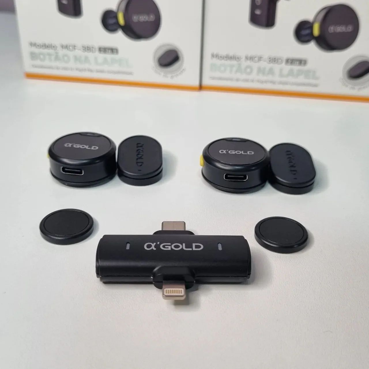 Microfone de Lapela  Alfa Gold mcf38d - Foto 2