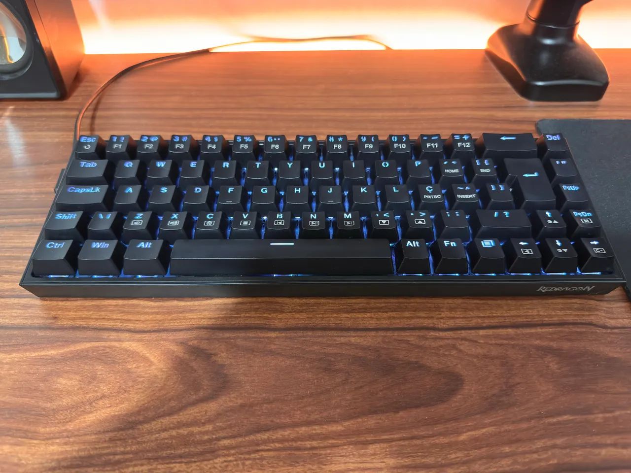 Teclado mecânico redragon castor k63164318187134723120