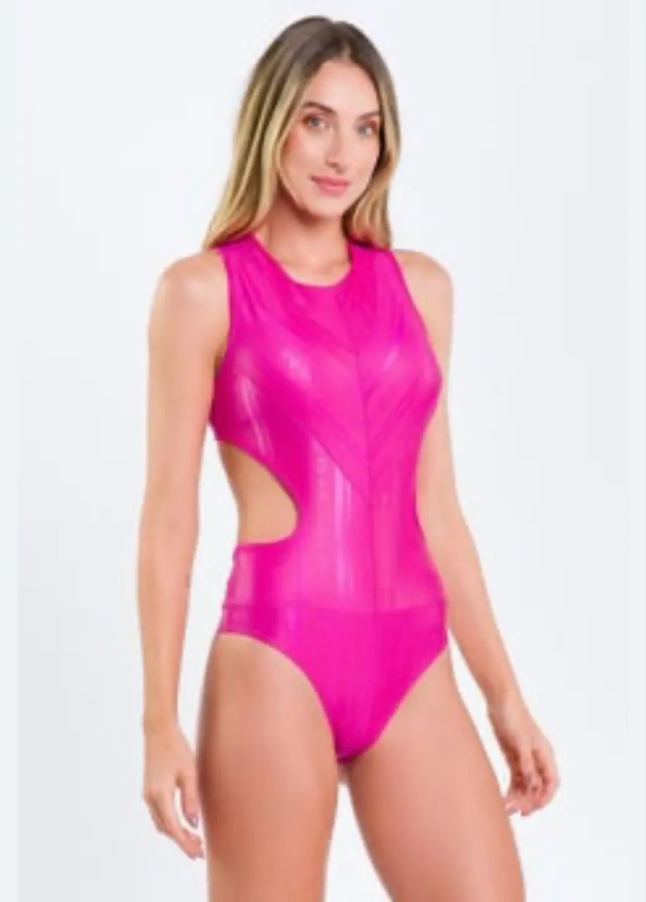 Body fitness rosa da marca ccm - Foto 4