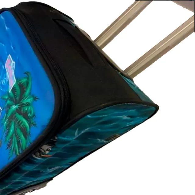 Mala De Bordo De Rodinhas Infantil Scout Alemã Novinha! - Foto 4