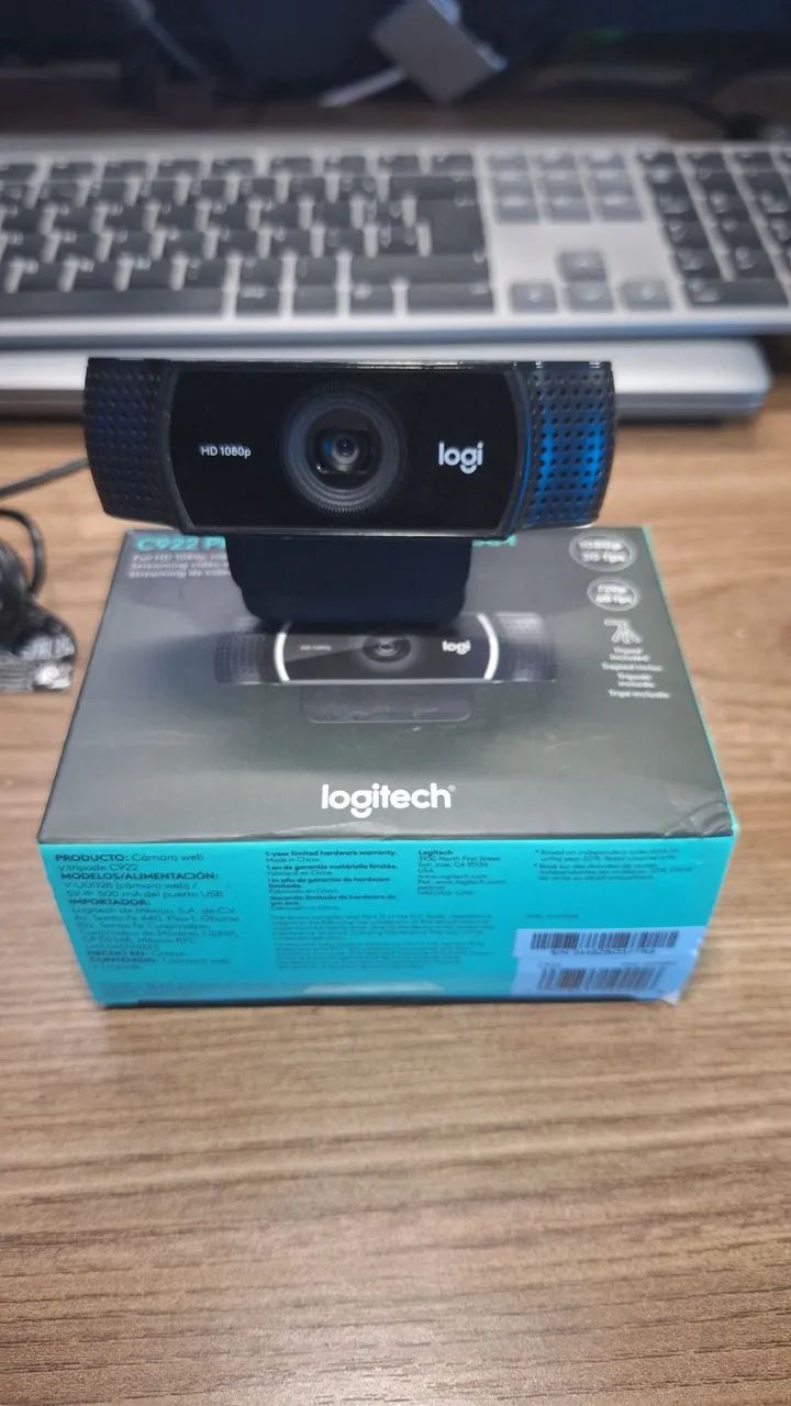 melhor webcam para stream!  longitech c922 pro stream