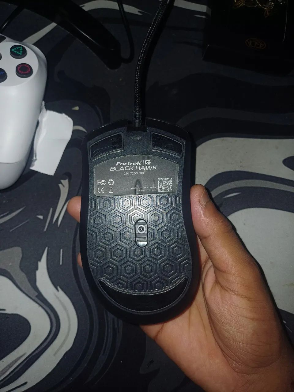 Mouse Fortrek Black Hawk 7200 de dpi com software rgb - Foto 3
