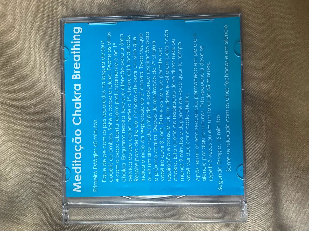 CD de meditação guiada