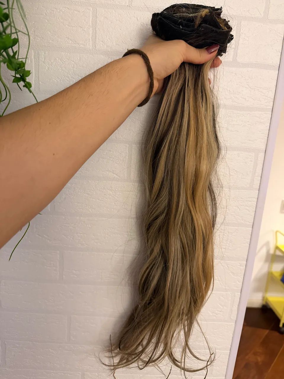 Cabelo humano brasileiro 180 gramas - Foto 5