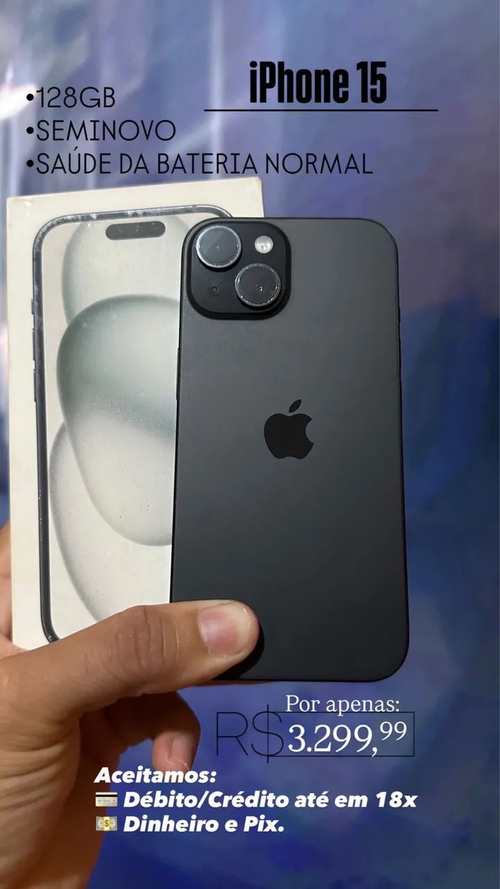 iPhone 15 128GB - Celulares e Smartphones - Castanheira, Porto