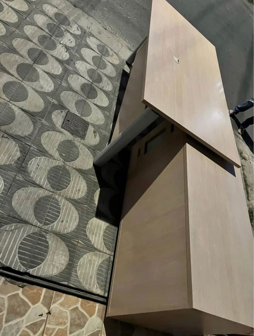 Mesa Executiva Escritório Completa + Gaveteiro e Armário  - Foto 3