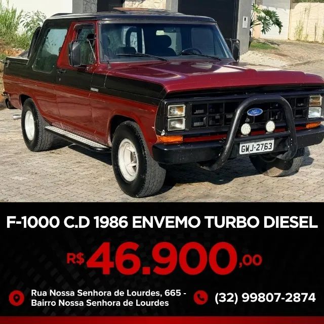 Ford F-1000 F-1000 CD/Blazer 3.9 Dies. 1986