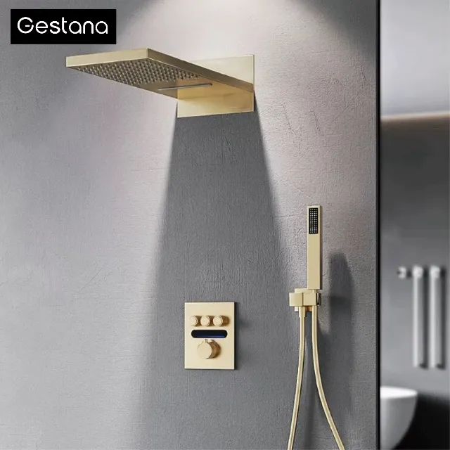 Chuveiro de Luxo - led display com sistema digital de temperatura