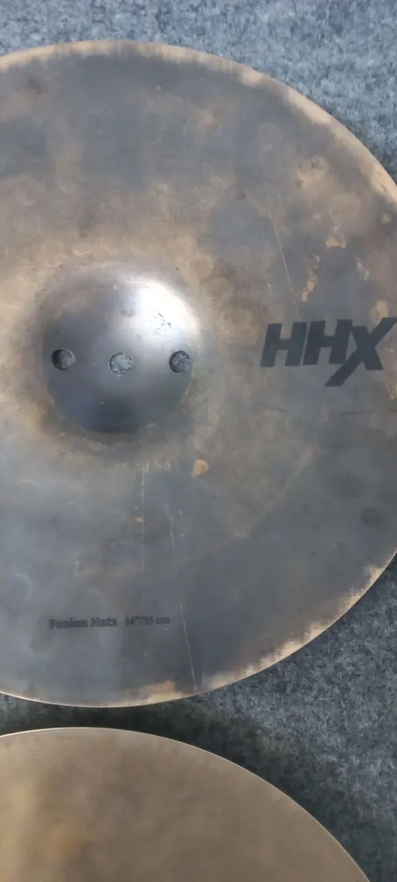 Hi hat SABIAN HHX FUSION HATS 14 polegadas  - Foto 5