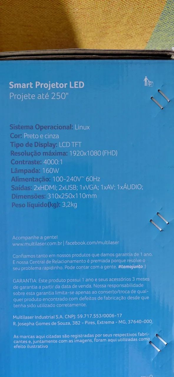 Smart projetor Led Multilaser - Foto 4