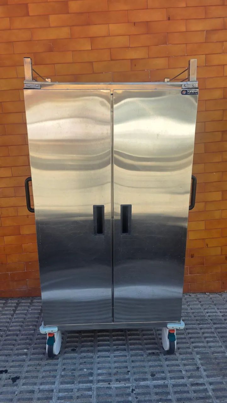 Carrinho gn bandeijas inox 304 