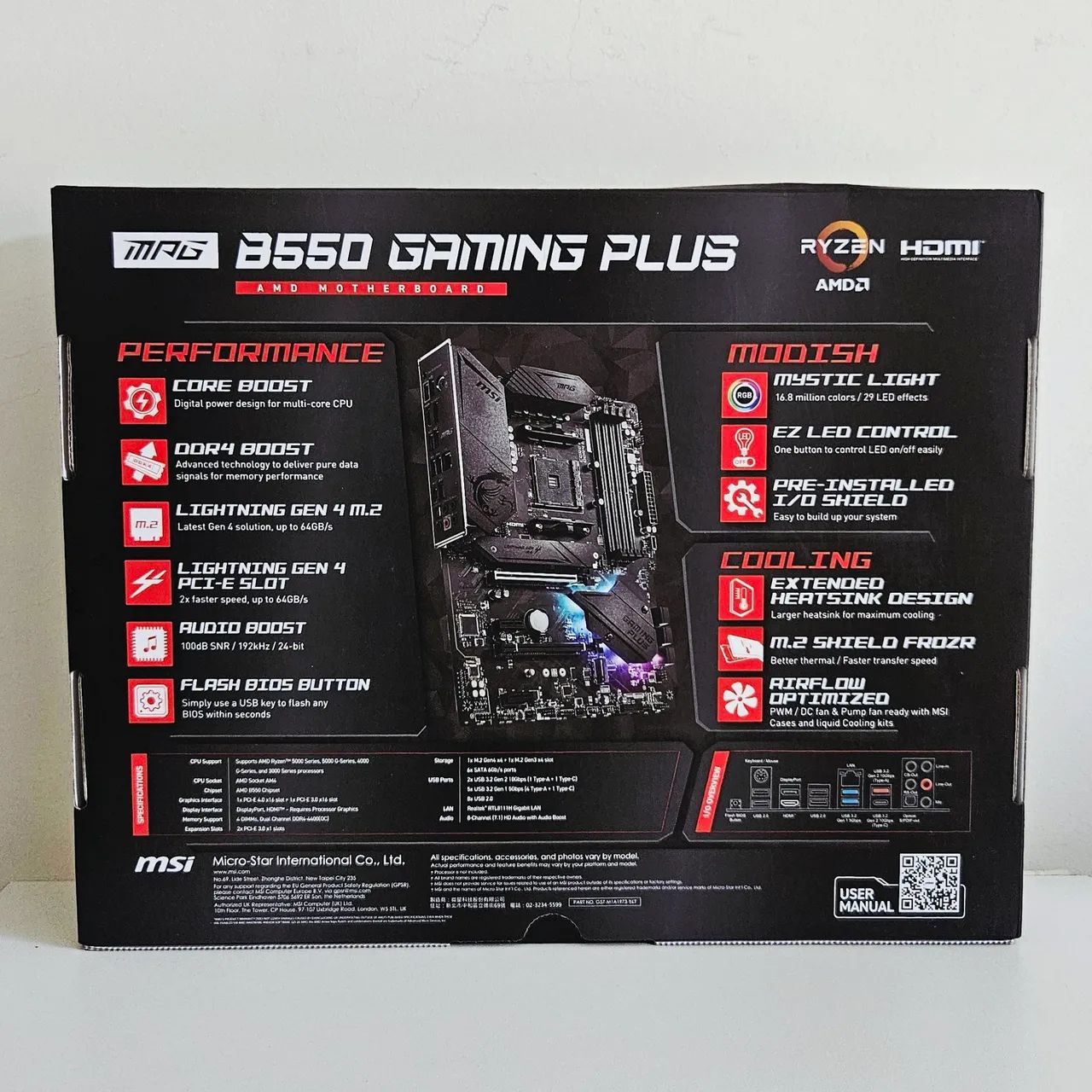 Placa Mãe B550 MSI [Nova] - Foto 2