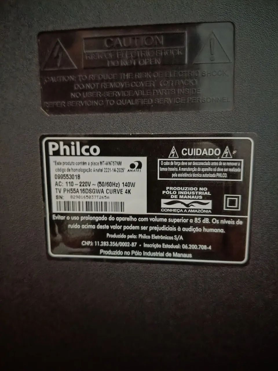 Tv Philco 55" curve - Foto 2