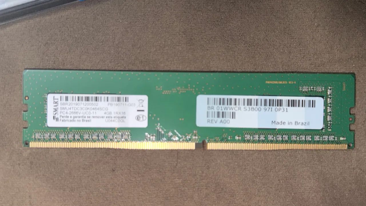 DDR3 4gb ADATA/KOREA/SMART P/ Desktop - Foto 2