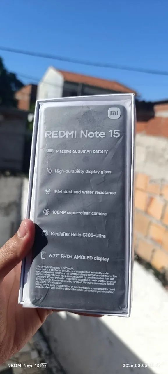 Redmi Note 15 256GB Semi Novo Na Caixa - Foto 2