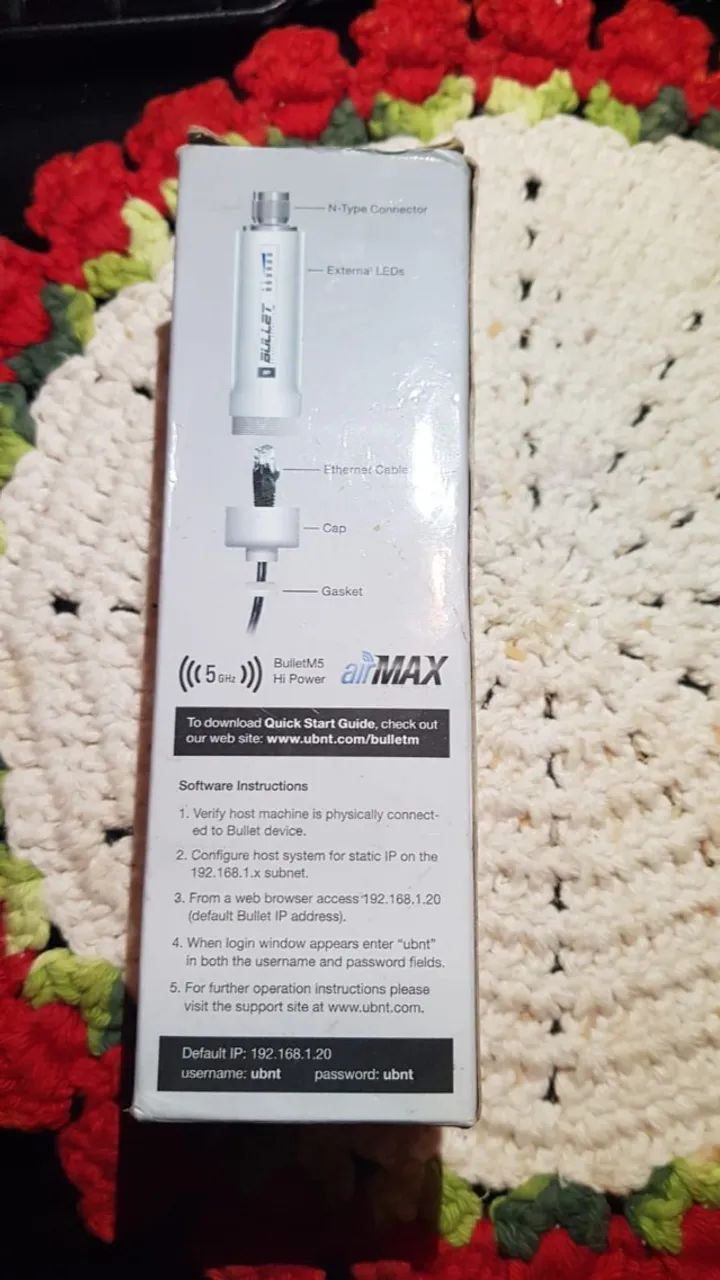 Bullet M5 airMAX 5.8GHz - Ubiquiti - Foto 2