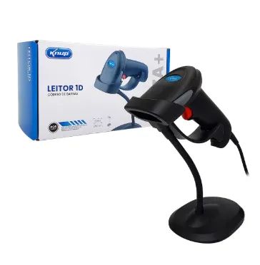 Leitor De Codigo De Barras Com Suporte Knup Kp-1017a+