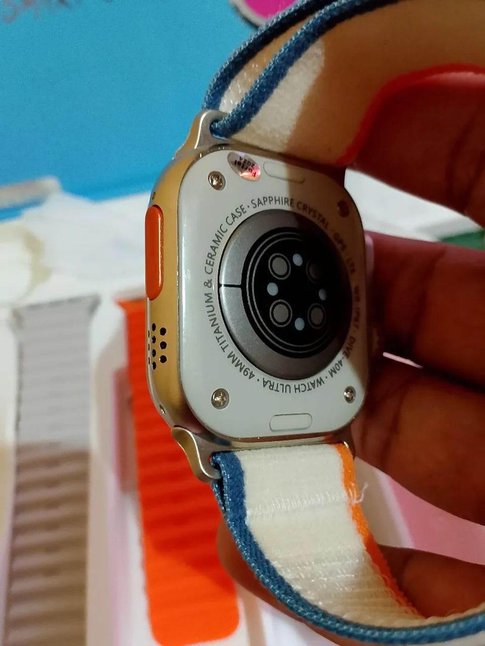 Smartwatch com 7 pulseiras várias funções novo na caixa  - Foto 3