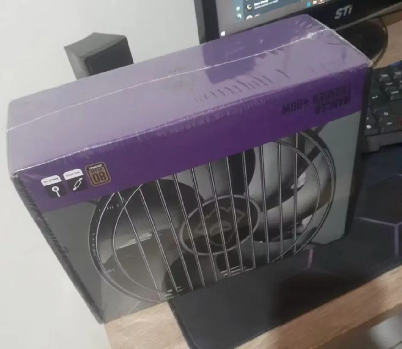 Fonte 400w 80 plus bronze nova - Foto 2