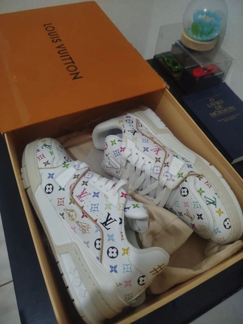 Louis Vuitton LV Trainer x Murakami White - Calçados - Parque