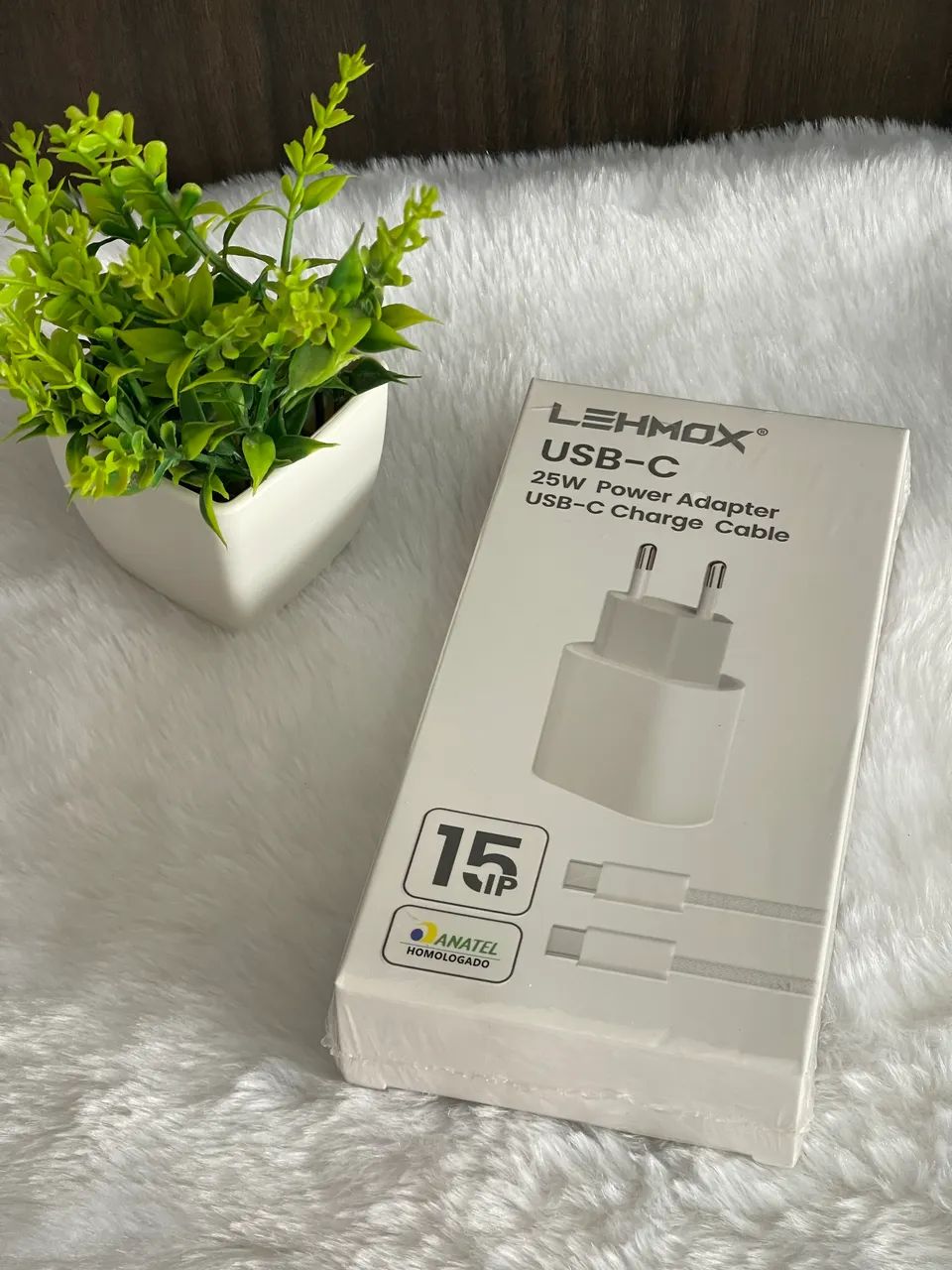 Carregador Turbo LEHMOX USB-C 25W com Cabo Tipo-C  - Foto 3