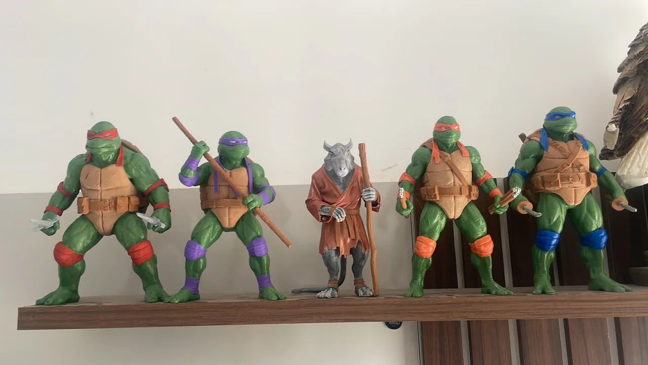 Coleção as tartarugas Ninjas 